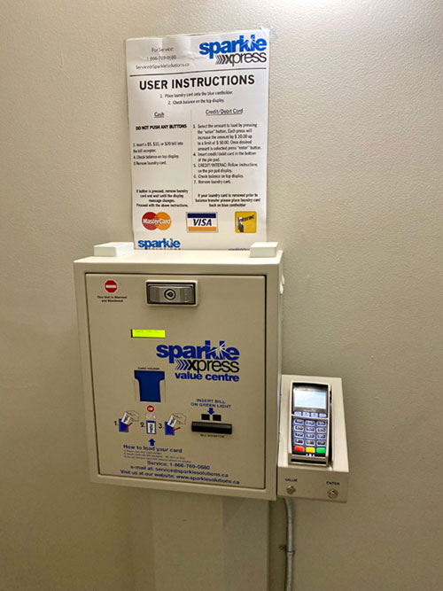 SparkleXpress - Laundry Card Payment Sparkle Solutions - Commercial Laundry Equipment